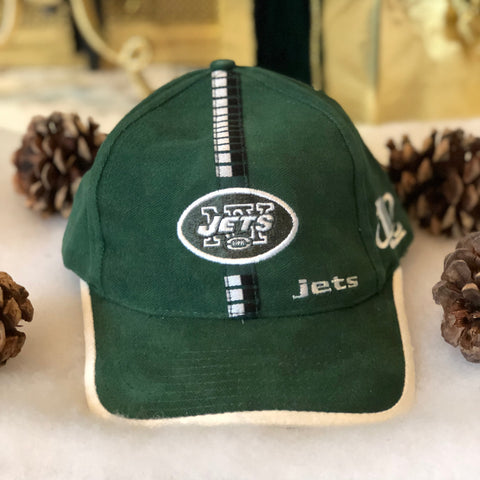 Vintage Logo Athletic NFL New York Jets Strapback Hat