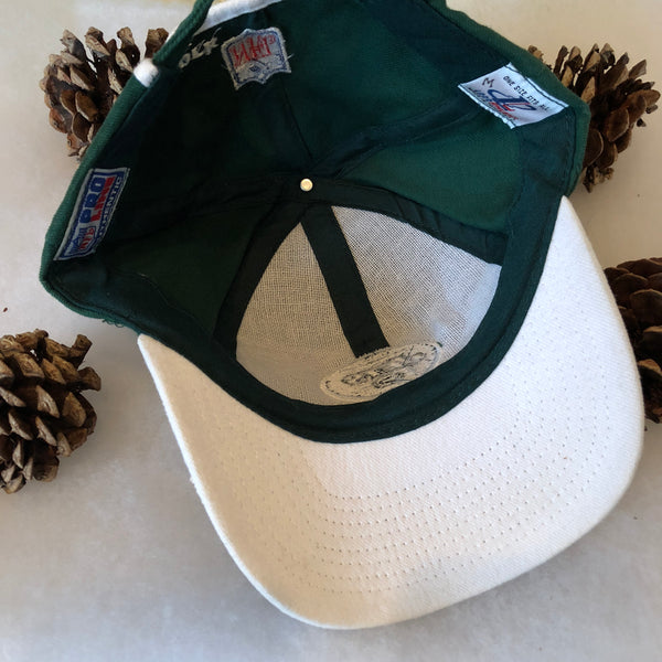 Vintage Logo Athletic NFL New York Jets Strapback Hat