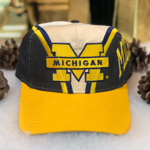 Vintage NCAA Michigan Wolverines Twins Enterprise Twill Snapback Hat