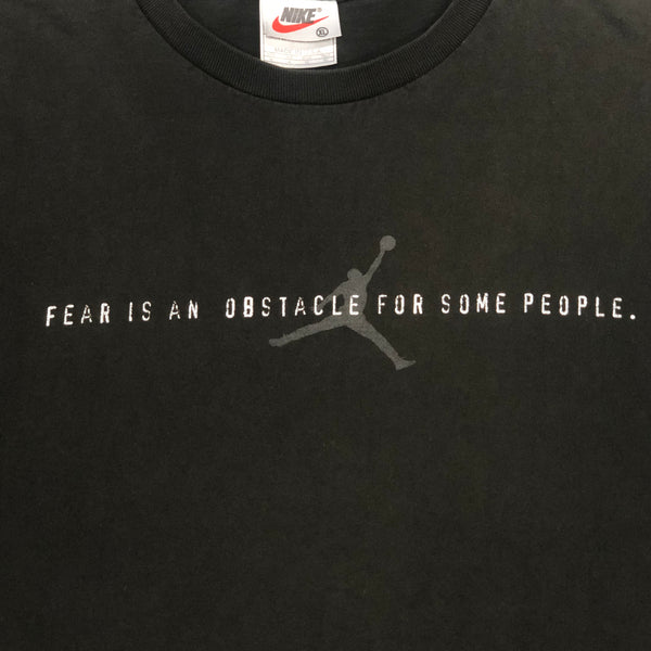 Vintage Nike Michael Jordan "Fear Is An Illusion" Basketball T-Shirt (XL)