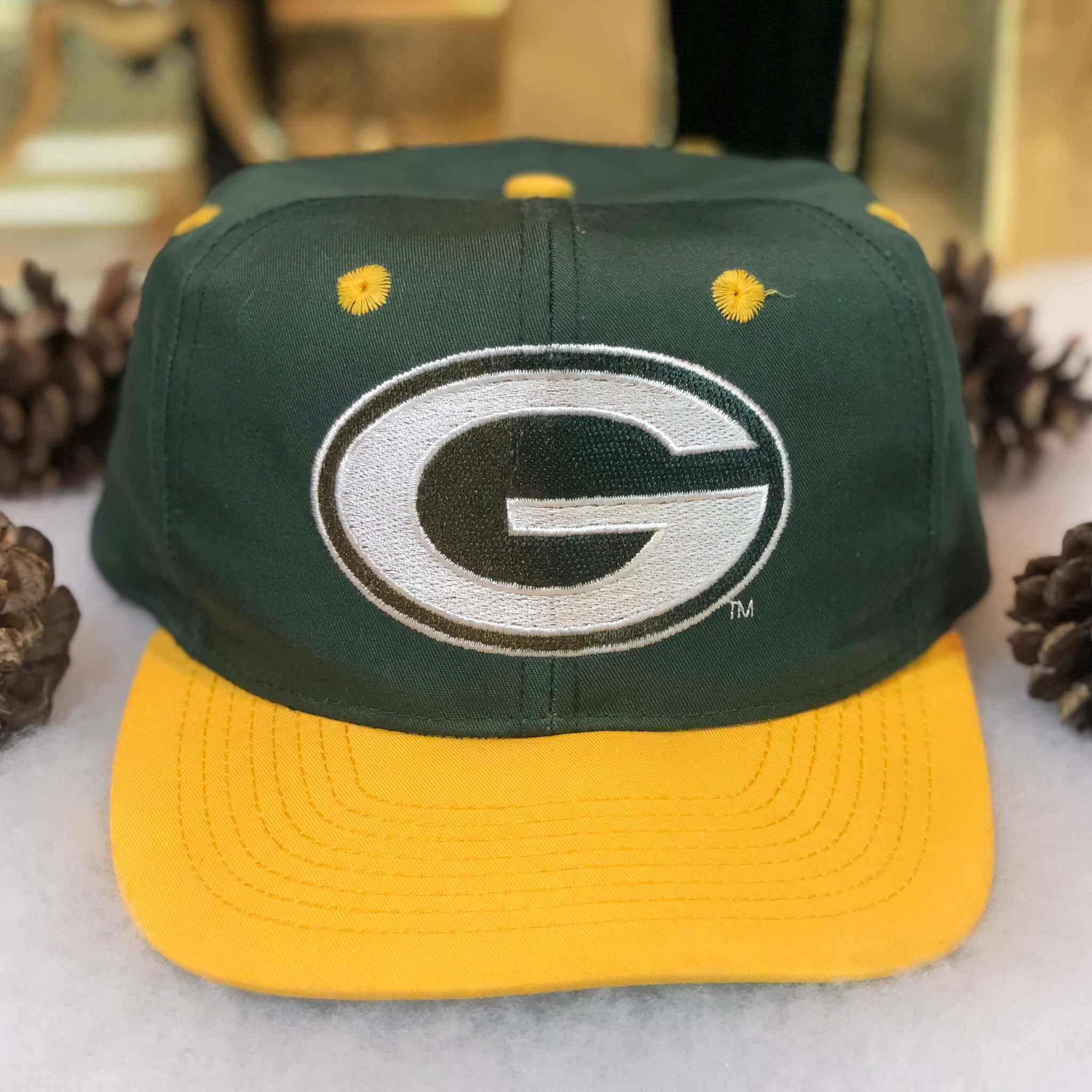 Vintage NFL Green Bay Packers Annco Twill Snapback Hat