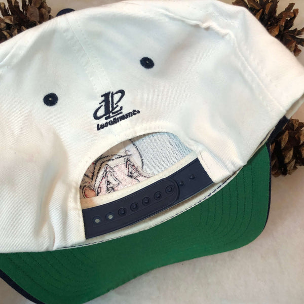 Vintage MLB Cleveland Indians Logo Athletic Sharktooth Snapback Hat