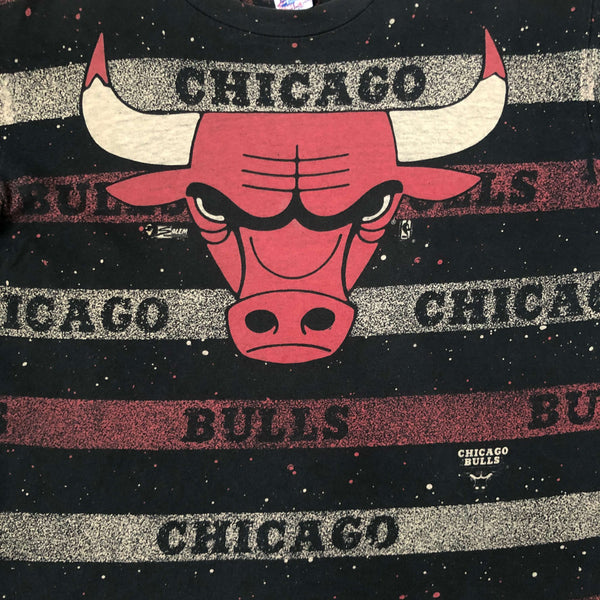 Vintage NBA Chicago Bulls Salem Sportswear All Over Print T-Shirt (L)