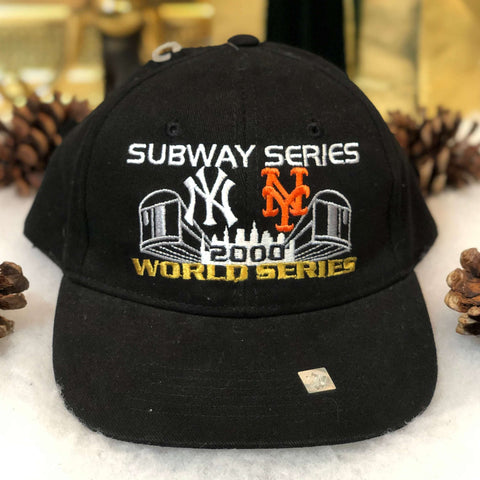 Vintage Deadstock NWOT 2000 MLB World Series "Subway Series" New York Yankees Mets Strapback Hat