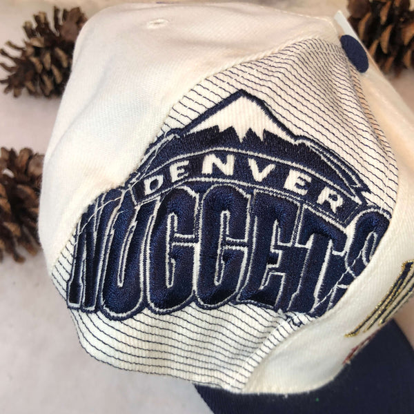 Vintage Deadstock NWT NBA Denver Nuggets Sports Specialties Laser Snapback Hat