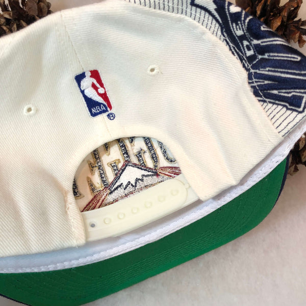 Vintage Deadstock NWT NBA Denver Nuggets Sports Specialties Laser Snapback Hat