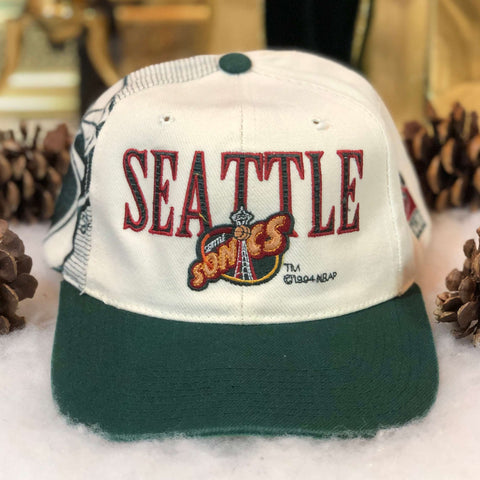 Vintage NBA Seattle Supersonics Sports Specialties Laser Snapback Hat
