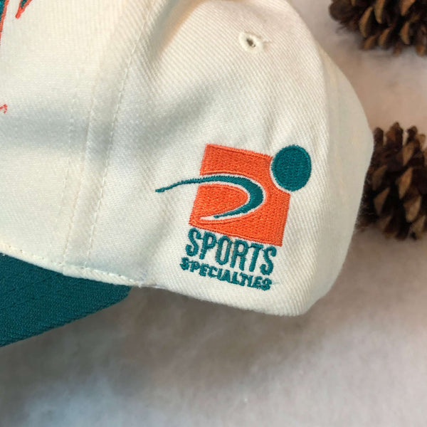 Vintage NFL Miami Dolphins Sports Specialties Laser Snapback Hat