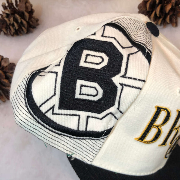 Vintage NHL Boston Bruins Sports Specialties Laser Snapback Hat