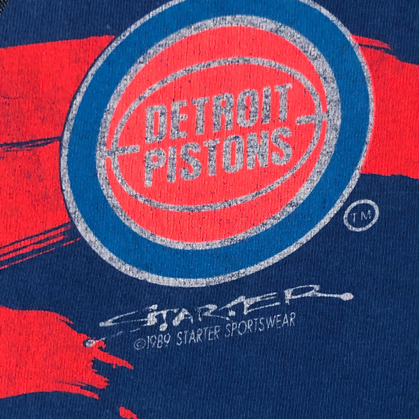 Vintage 1989 NBA Detroit Pistons Joe Dumars Starter T-Shirt (L)