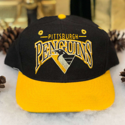 Vintage NHL Pittsburgh Penguins The Game Wool Snapback Hat