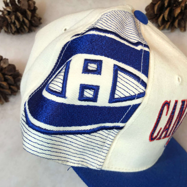 Vintage NHL Montreal Canadiens Sports Specialties Laser Snapback Hat