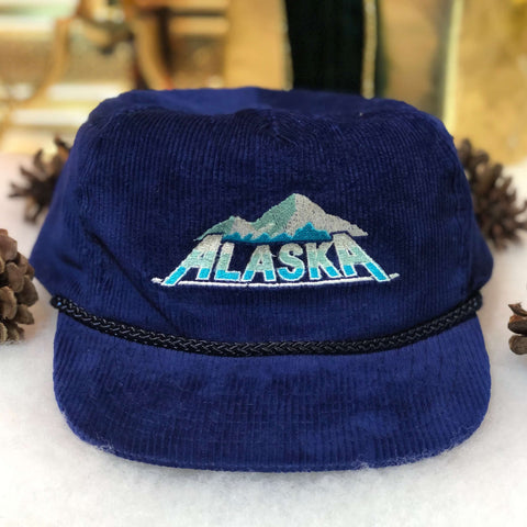 Vintage Alaska Corduroy Snapback Hat