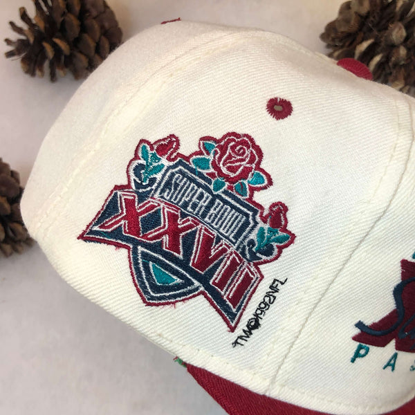 Vintage NFL Super Bowl XXVII Rose Bowl Pasadena Sports Specialties Wool Snapback Hat