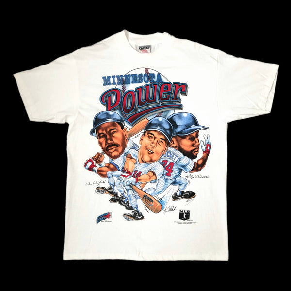Vintage Deadstock NWOT MLB Minnesota Twins "Minnesota Power" Shirt Xplosion T-Shirt (L)