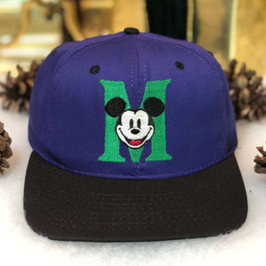Vintage Disney Mickey Mouse Twill Snapback Hat