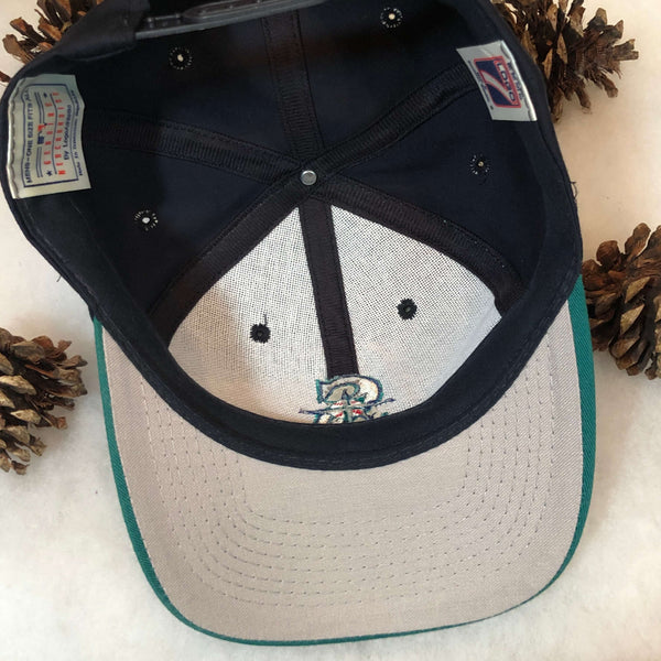 Vintage MLB Seattle Mariners Logo Athletic Twill Snapback Hat