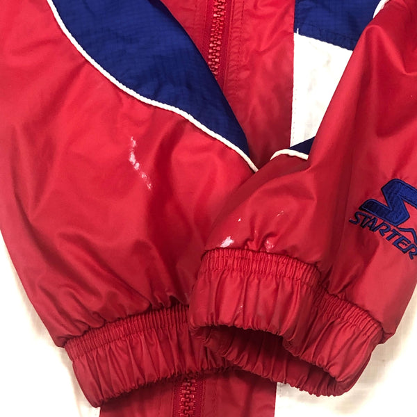 Vintage NFL New England Patriots Starter Zip-Up Windbreaker Jacket (L)