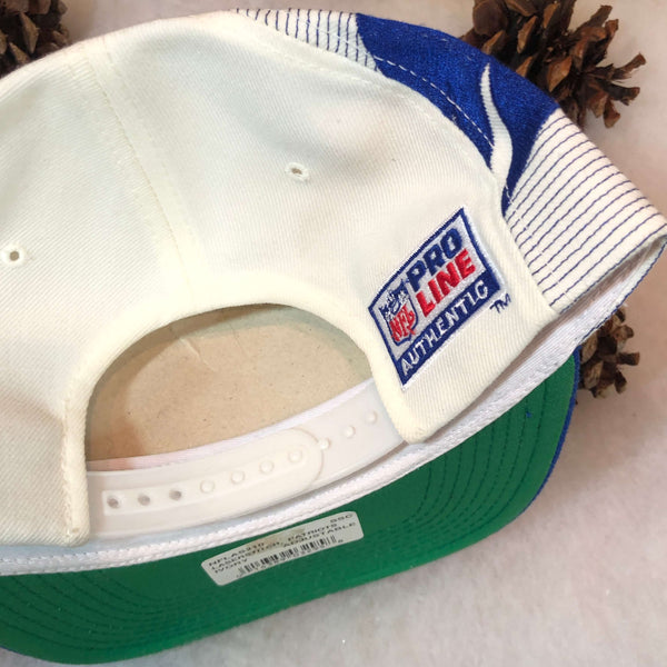 Vintage Deadstock NWT NFL New England Patriots Sports Specialties Laser Snapback Hat