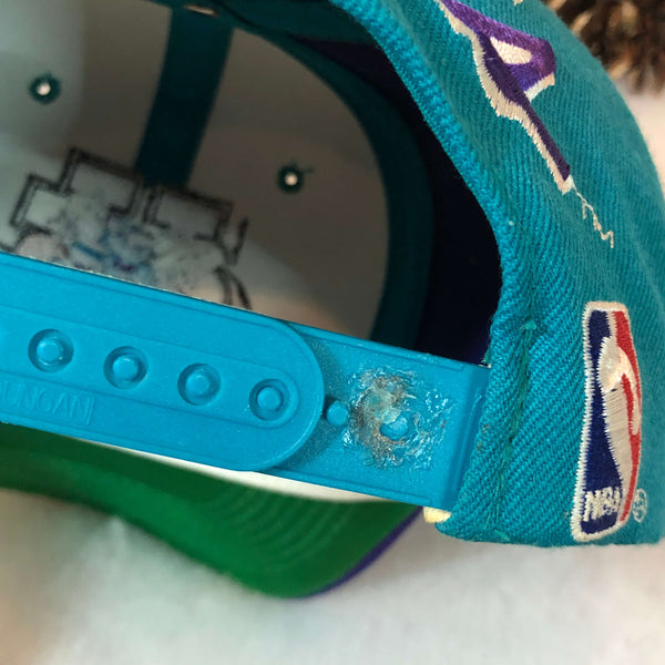 Vintage NBA Charlotte Hornets Sports Specialties Wool Backscript Snapback Hat