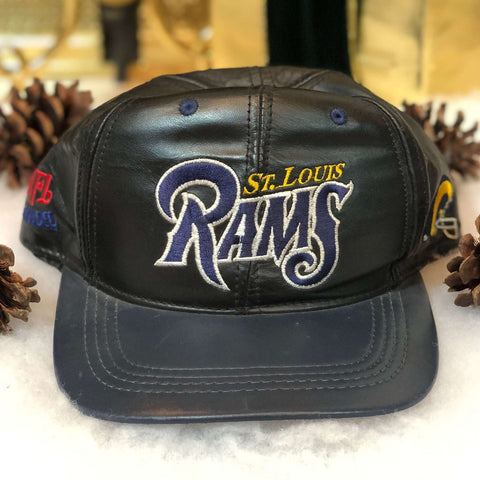 Vintage NFL St. Louis Rams Modern Genuine Leather Snapback Hat