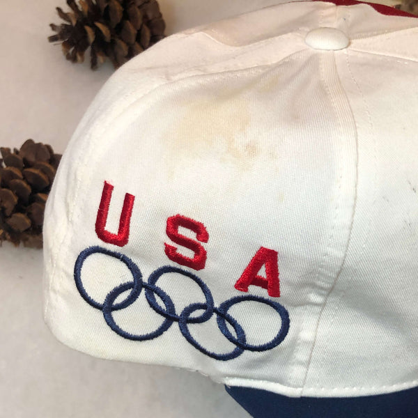 Vintage USA Olympics Looney Tunes Bug Bunny Twill Snapback Hat