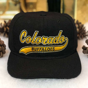 Vintage NCAA Colorado Buffaloes Starter Tailsweep Script Wool Snapback Hat