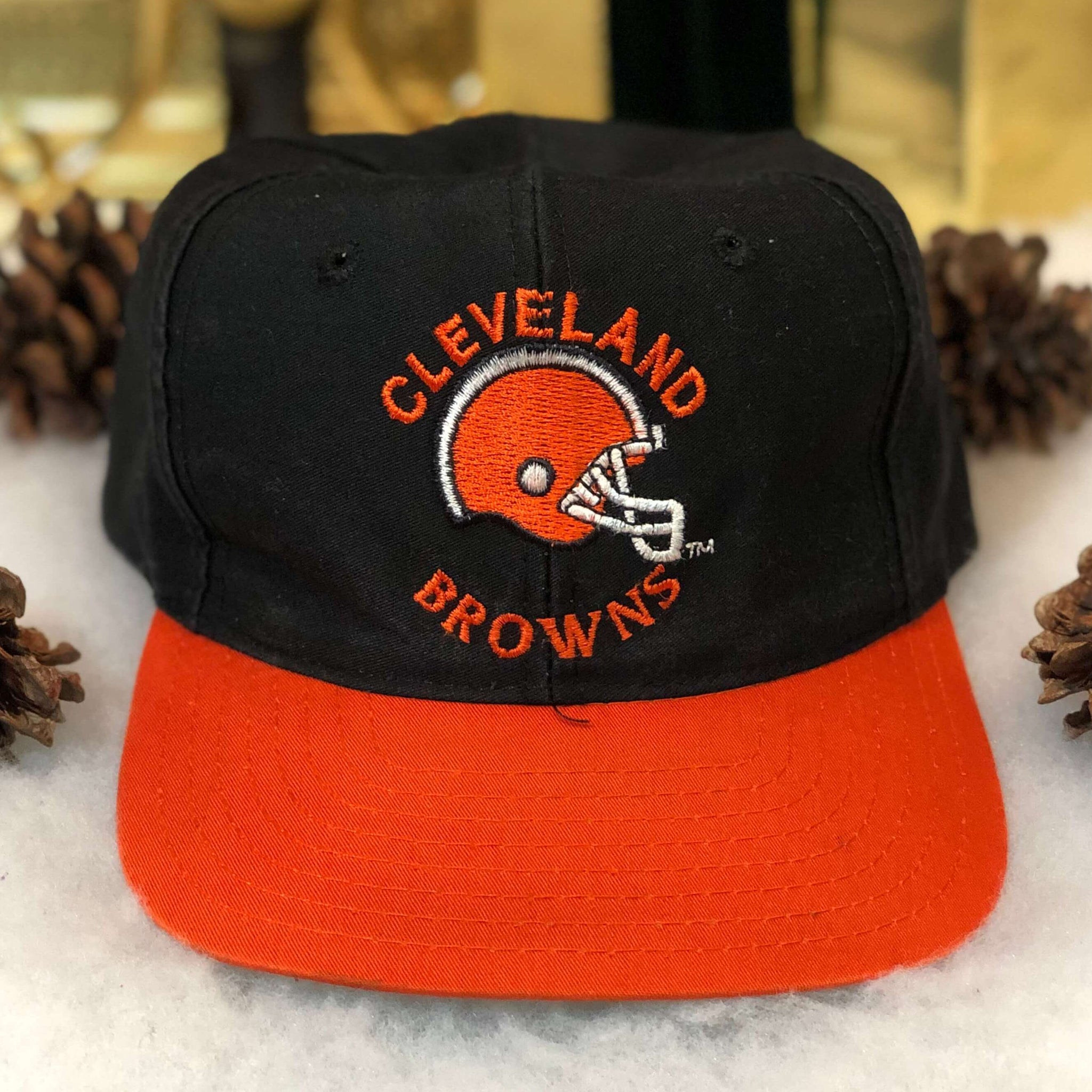 Vintage NFL Cleveland Browns AJD Wool Snapback Hat