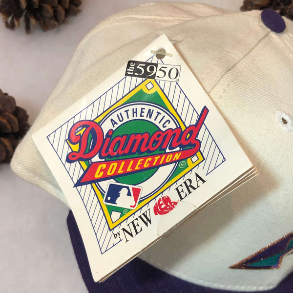 Vintage Deadstock NWT MLB Arizona Diamondbacks New Era Fitted Hat 7 1/8
