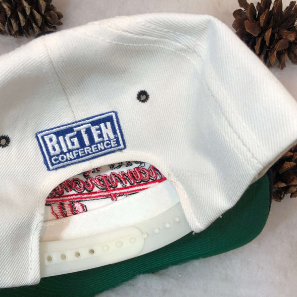 Vintage 1998 NCAA Big Ten Champions Wisconsin Badgers Headmaster Wool Snapback Hat