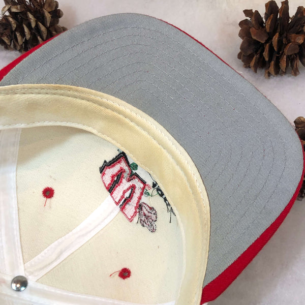 Vintage 1999 NCAA Rose Bowl Wisconsin Badgers New Era Wool Snapback Hat