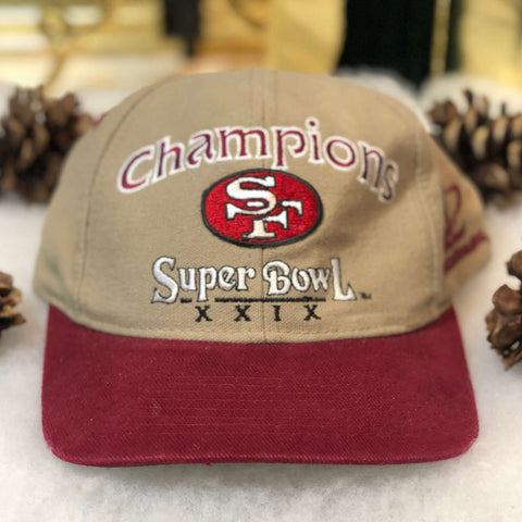 Vintage NFL Super Bowl XXIX Champions San Francisco 49ers Logo Athletic Snapback Hat