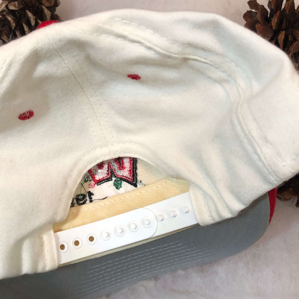 Vintage 1999 NCAA Rose Bowl Wisconsin Badgers New Era Wool Snapback Hat