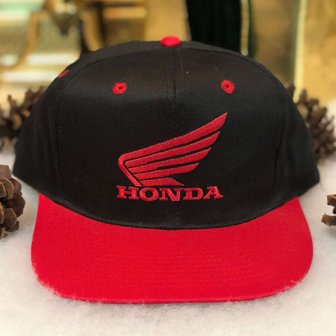 Vintage Deadstock NWOT Honda "Red Hot" Twill Snapback Hat