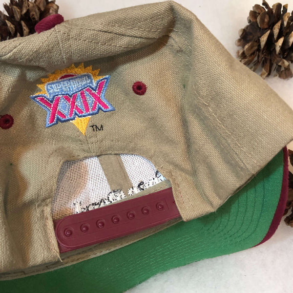 Vintage NFL Super Bowl XXIX Champions San Francisco 49ers Logo Athletic Snapback Hat