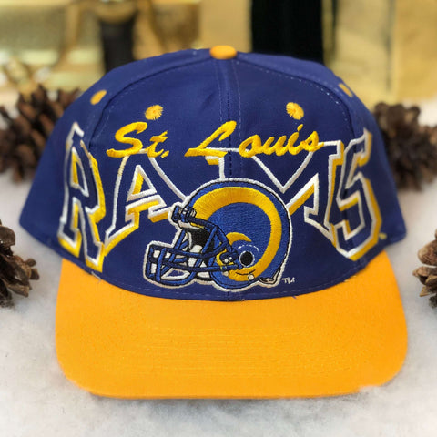 Vintage Deadstock NWOT NFL St. Louis Rams Drew Pearson Twill Snapback Hat