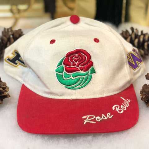 Vintage 2001 NCAA Rose Bowl Purdue Boilermakers Washington Huskies Snapback Hat
