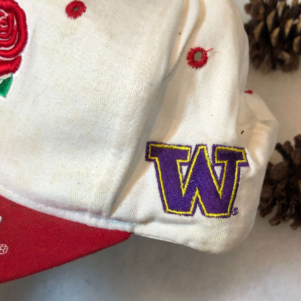 Vintage 2001 NCAA Rose Bowl Purdue Boilermakers Washington Huskies Snapback Hat