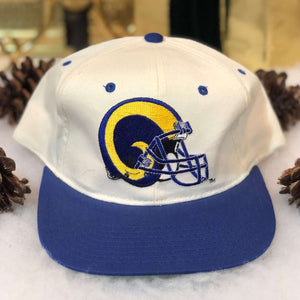 Vintage Deadstock NWOT NFL Los Angeles Rams FRAM Annco Twill Snapback Hat