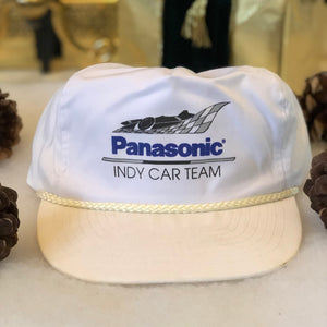 Vintage Nissin Cap Panasonic Indy Car Team Snapback Hat