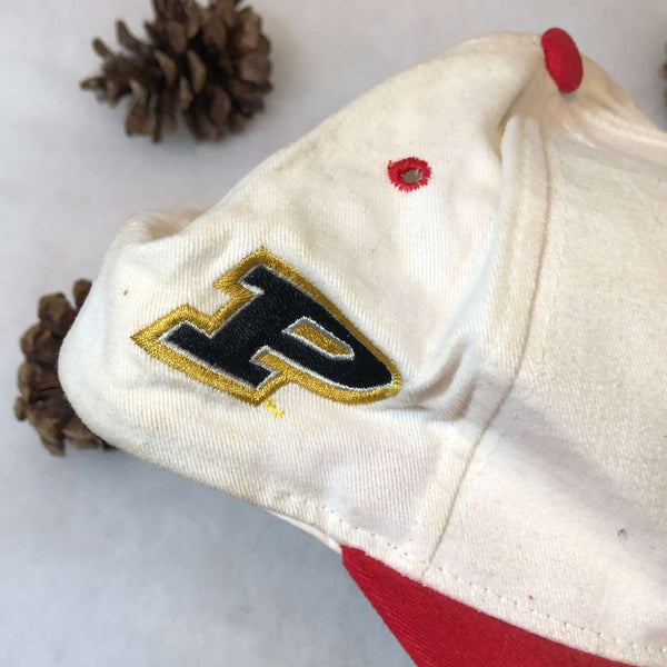 Vintage 2001 NCAA Rose Bowl Purdue Boilermakers Washington Huskies Snapback Hat