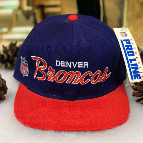 Vintage Deadstock NWT NFL Denver Broncos Sports Specialties Fitted Hat 6 7/8