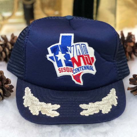 Vintage Texas Sesquicentennial 150th Anniversary Trucker Hat