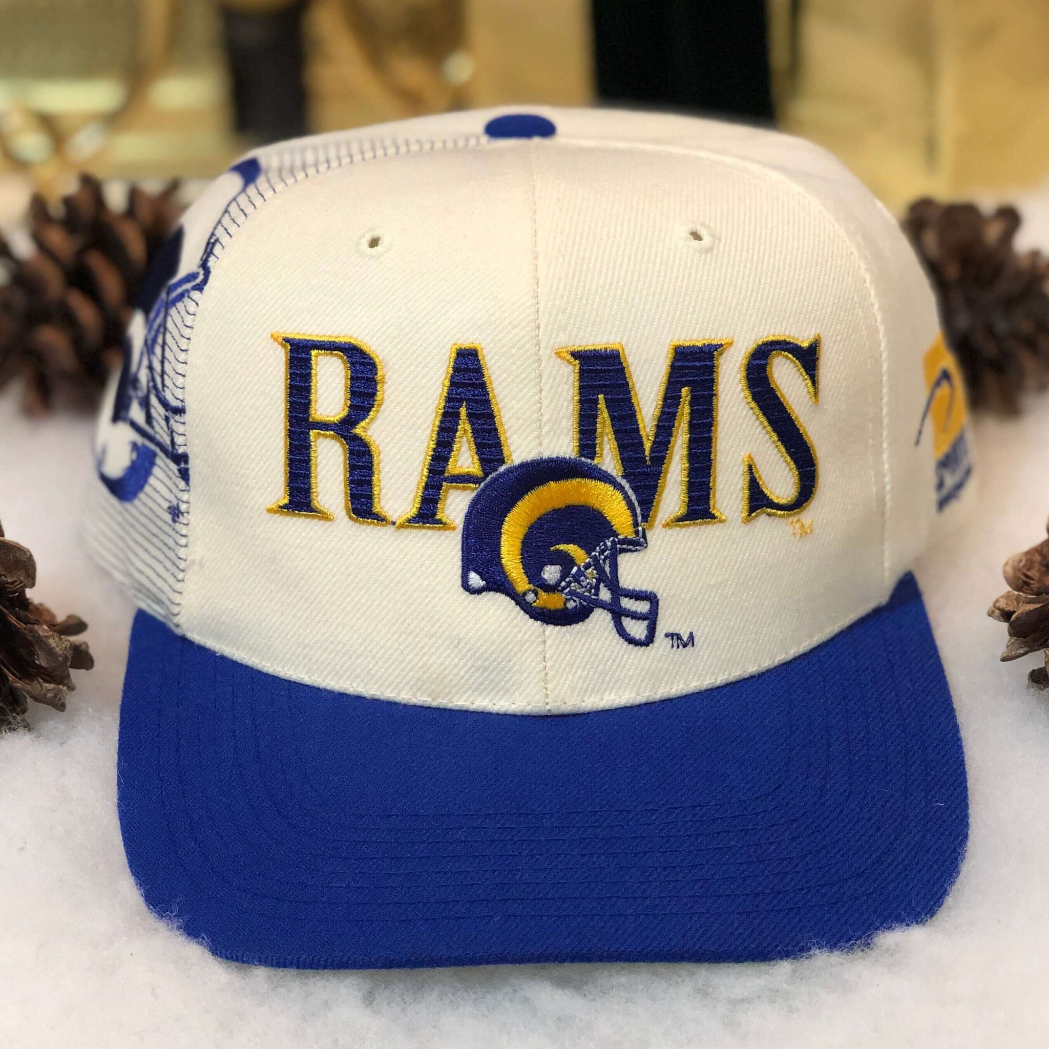 Vintage NFL Los Angeles Rams Sports Specialties Laser Snapback Hat