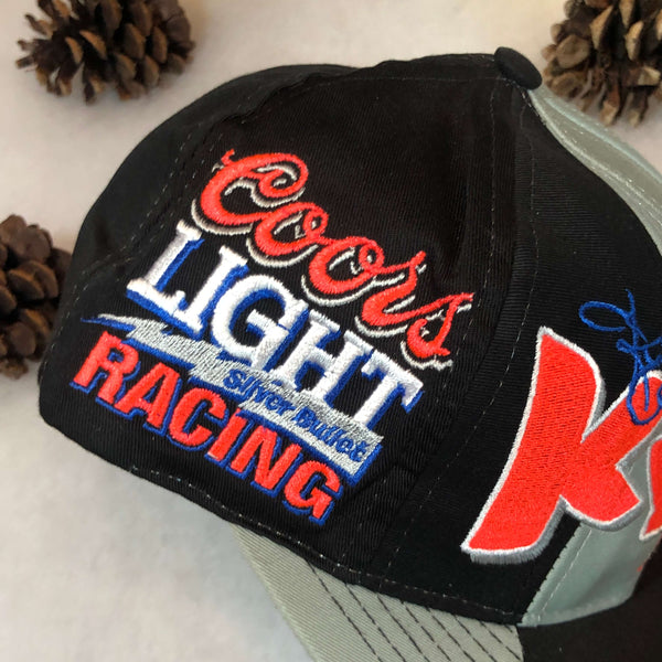 Vintage Deadstock NWOT NASCAR Kyle Petty Coors Light Racing AJD Twill Snapback Hat
