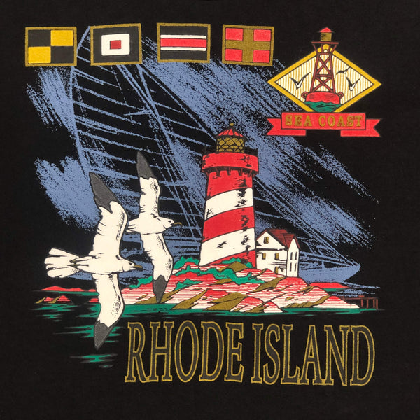 Vintage Deadstock NWOT Rhode Island Puff Print T-Shirt (XL)