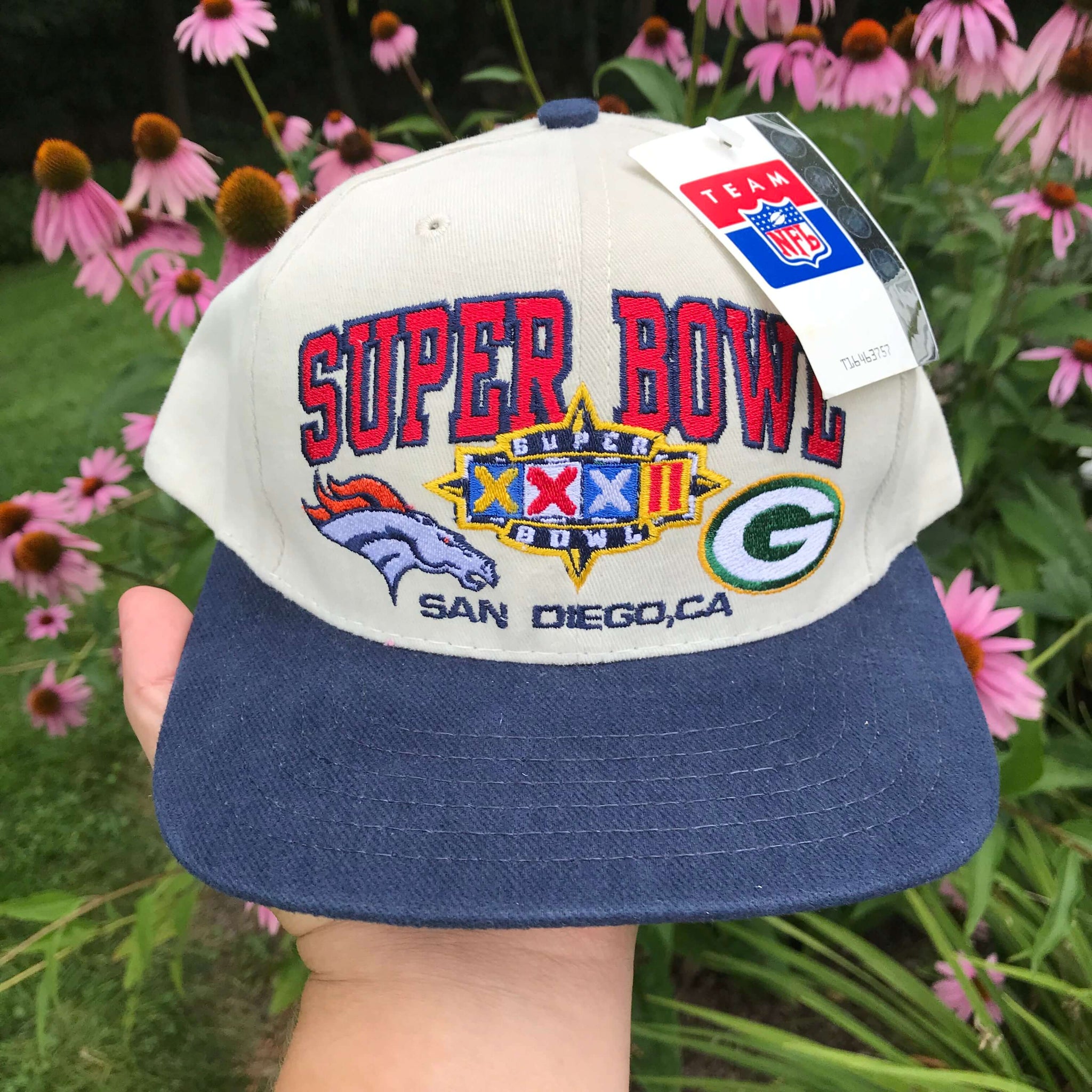 Vintage Deadstock NWT NFL Super Bowl XXXII Snapback Hat