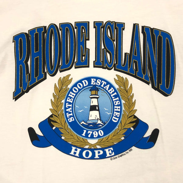Vintage 1995 Rhode Island JERZEES T-Shirt (XL)