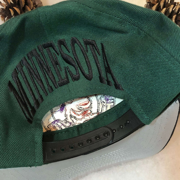 Vintage Deadstock NWOT IHL Minnesota Moose Wool Snapback Hat