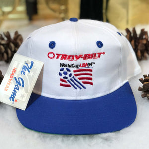 Vintage Deadstock NWT 1994 USA World Cup Troy-Bilt The Game Twill Snapback Hat